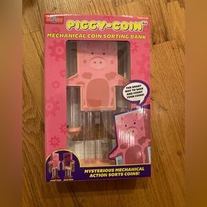Bendon Piggy-Coin - Mechanical Coin Sorting Bank, Pink NIB